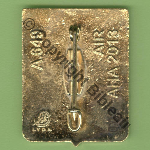 INDO A0649 2013 65e ESCADRE HELICO INDO RETIRAGE 100ex  FIA Poincon circul Bol fenetre oval tronque Dos lisse Relief AIR AHA 2013 grave 004 Src.Y.GENTY 43Eur(x3) 